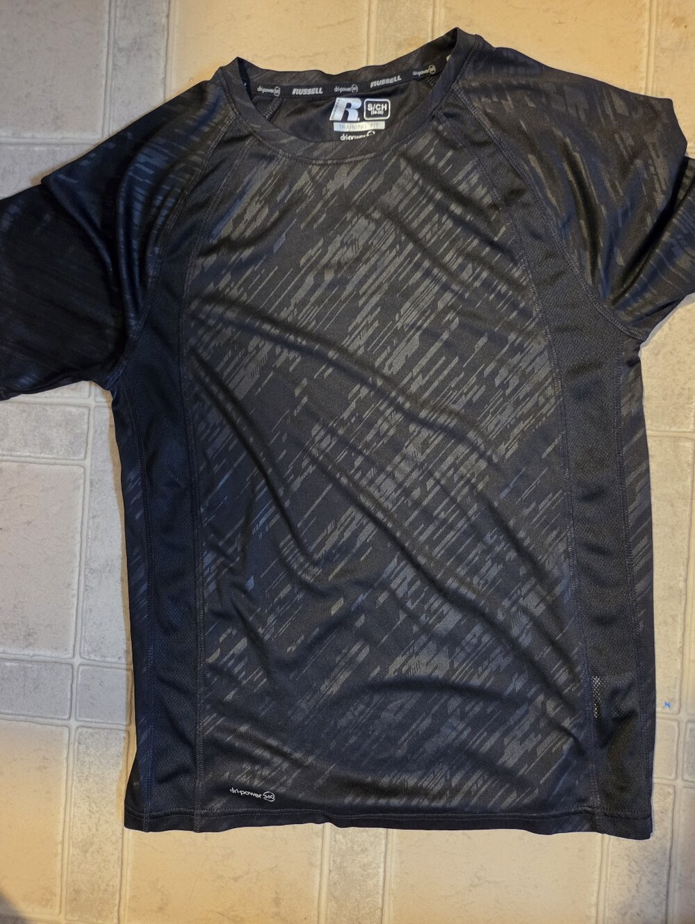 Russell Athletic Black Short Sleeve Performance Tee